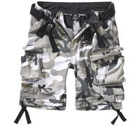 Brandit Savage Vintage Shorts S-7XL Hombre Bermudas Cargo Ejército con Cinturón