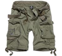 Brandit Savage Vintage Shorts S-7XL Hombre Bermudas Cargo Ejército con Cinturón