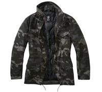 Brandit Señoras M65 Chaqueta Estándar Viajes Repelente Al Agua Escudo Dark Camo