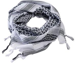 Brandit Shemag Headwear multifuncional, Blanco/Negro, Talla única