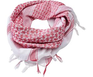 Brandit Shemag Headwear multifuncional, blanco-rojo para Hombres