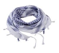 Brandit Shemag Bufanda multifuncional de algodón azul-blanco para hombre Talla única