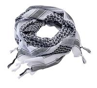 Brandit Bufanda Shemag multifuncional Blanco/Negro Talla única