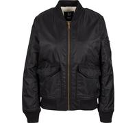Brandit Sherpa Chaqueta bomber femenina, negro, Talla XXL