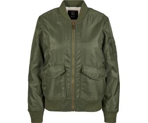 Brandit Sherpa Chaqueta bomber femenina, oliva, Talla 4XL