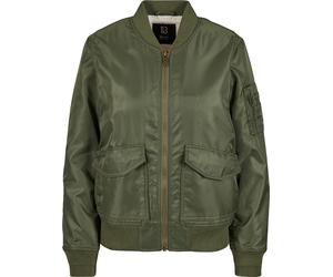 Brandit Sherpa Chaqueta bomber femenina, oliva, Talla XXL