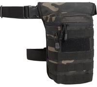 Brandit Side Kick Bolsa de piernas, negro/camuflaje, Talla única