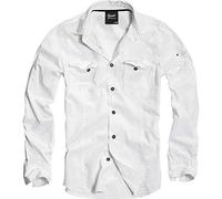 Brandit Slim Fit Shirt Long Sleeve, color: white, size: XL