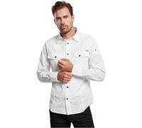 Brandit Slim Fit Shirt Long Sleeve, color: white, size: XXL