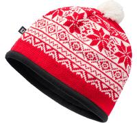 Brandit Snow Gorro, Rojo/Blanco, Talla única