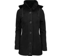 Brandit Square Fleece Chaqueta de mujer, negro, tamaño XL