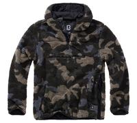Brandit Sudadera con Capucha Teddyfleece de Polar Chaqueta de Trabajo Hombre