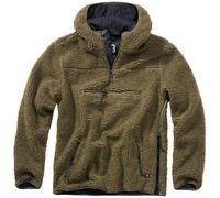 Brandit Sudadera con Capucha Teddyfleece de Polar Chaqueta de Trabajo Hombre
