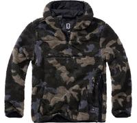 Brandit Sudadera con capucha Teddyfleece Worker Pullover en Darkcamo 4XL
