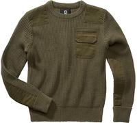 Brandit Niños BW Pullover Puente Alemán Army Cálido Ajuste regular Oliva
