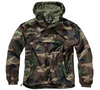 Brandit Summer Rompevientos Ajustable Respirable Hombre Foro Malla Woodland Camo