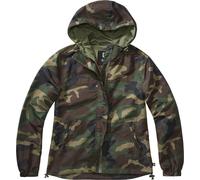Brandit Women Summer Frontzip Windbrea, color: woodland, size: XXL