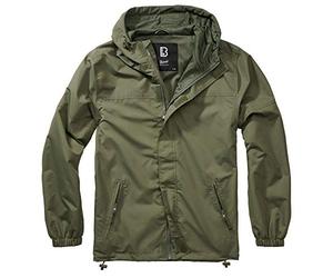Brandit Summer Windbreaker Cortavientos con Cremallera Frontal de Verano, Frontzip-Oliv, S Unisex Adulto
