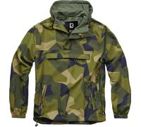 Brandit Summer Windbreaker Sudadera con capucha, Verde Militar, Talla L