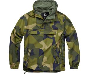 Brandit Summer Windbreaker Sudadera con capucha, Verde Militar, Talla M
