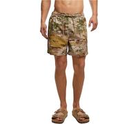 Brandit Swim Shorts Hombre Bañador Camuflaje L 100% Nailon Netz-/Mesheinsatz