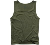 Brandit Tank Top Bushcraft Hombre Casual Gimnasio Algodón Excursionismo Oliva