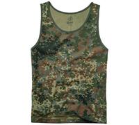 Brandit Tank Top Hombres Algodón Sin Mangas Chaleco Part Superior Flecktarn Camo