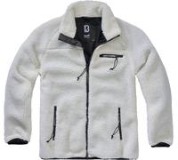 Brandit Teddyfleece Chaqueta, blanco, tamaño M