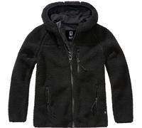 Brandit Teddyfleece Chaqueta de dama, negro, tamaño M para Mujer
