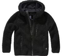 Brandit Teddyfleece Hodded Chaqueta infantil, negro, Talla 134-140