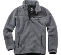 Brandit Teddyfleece Jersey, negro-gris, tamaño M para Hombres