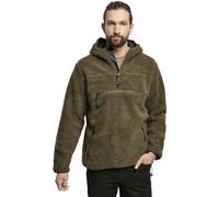 Brandit Teddyfleece Obrero Chaqueta Jersey Half Cremallera Front Pocket Exterior