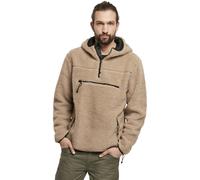 Brandit Teddyfleece Obrero Chaqueta Jersey Half Cremallera Front Pocket Exterior