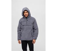 Brandit Teddyfleece Obrero Chaqueta Jersey Half Cremallera Front Pocket Exterior