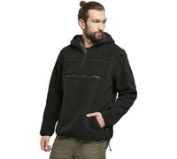 Brandit Teddyfleece Obrero Chaqueta Jersey Half Cremallera Front Pocket Exterior