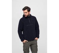 Brandit Teddyfleece Obrero Chaqueta Jersey Half Cremallera Front Pocket Exterior