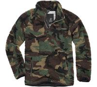 Brandit Teddyfleece Troyer S-5XL De Fibras De Peluche Con Cremallera