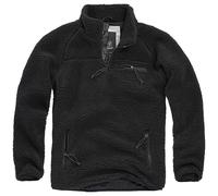 Brandit Teddyfleece Jersey, negro, Talla L
