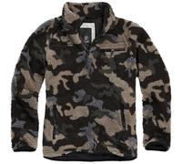 Brandit Teddyfleece Troyer Sudadera Tipo Troyer Forrada Fleece con Cremallera