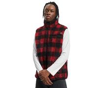 Brandit Teddyfleece Vest, color: red/black, size: XL