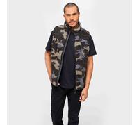 Brandit Teddyfleece Worker Chaleco Hombre Moda Calentar Invierno Calle Dark Camo
