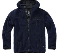 Brandit Teddyfleece Worker Chaqueta, Azul marino, Talla M