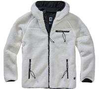 Brandit Teddyfleece Worker Chaqueta, blanco, tamaño 6XL para Hombres