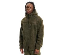 Brandit Chaqueta Teddyfleece Worker, color oliva, talla S