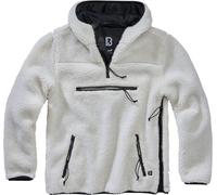 Brandit Teddyfleece Worker Jersey, blanco, tamaño L para Hombres