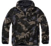 Brandit Teddyfleece Worker Jersey, Camuflaje oscuro, Talla L