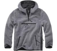 Brandit Teddyfleece Worker Pullover Calentar Ropa De Calle Hombre Antracita