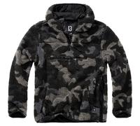 Brandit Teddyfleece Worker Pullover Calentar Ropa De Calle Hombre Dark Camo