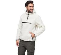 Brandit Teddyfleece Worker Pullover, Color: white, Size: L