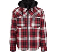 Brandit Top Heavy Twill Chaqueta, rojo/negro, Talla M
